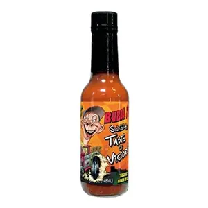 Jeff Dunham Bubba J's Mango Habanero Hot Sauce bottle