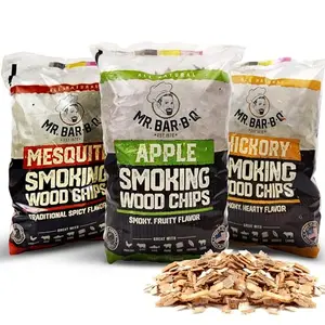 Mr. Bar-B-Q wood smoker chips bundle of apple, mesquite, hickory