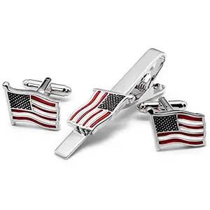 apenll vintage American flag tie bar for government officials