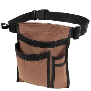 JOINDO 5-Pocket Tool Belt in brown canvas