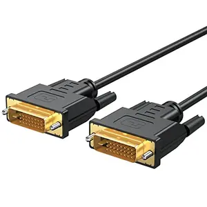 URELEGAN 3ft DVI-D 24+1 cable on a wood surface