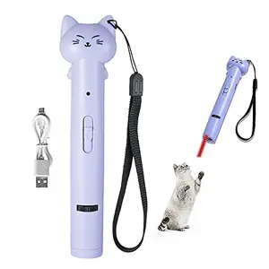 PARTSPOWER cat laser pointer with UV light, flashlight, and laser modes