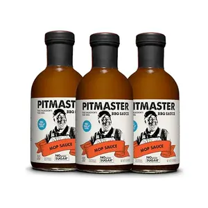 True Made Foods Eastern Carolina Vinegar BBQ Sauce 3-pack, no sugar keto paleo