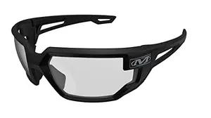 Mechanix Wear Type-X safety glasses clear lens black frame