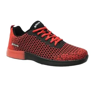 Pyramid Path Lite red and black knitted bowling shoes