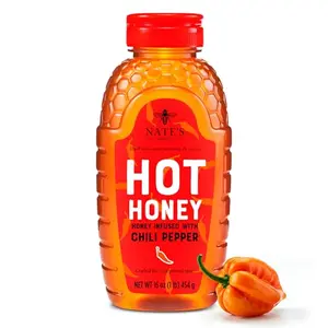 Nate's Hot Honey 16 ounce squeeze bottle