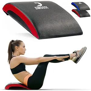 DMoose black and red ab exercise mat