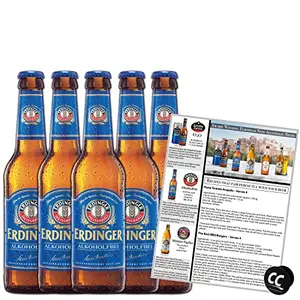 Erdinger Alkoholfrei Non-Alcoholic Beer bottles