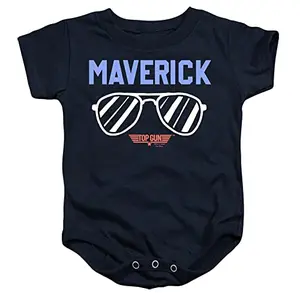 Top Gun Mini Maverick baby onesie naval aviator design