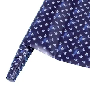 Tintnut American flag heat transfer vinyl roll with old-fashioned stars pattern on a work table