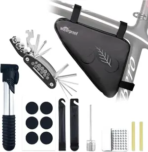 NDakter bike frame bag and repair tool set