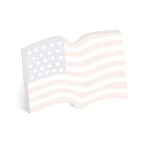 Set of three flag‑shaped die‑cut sticky note pads