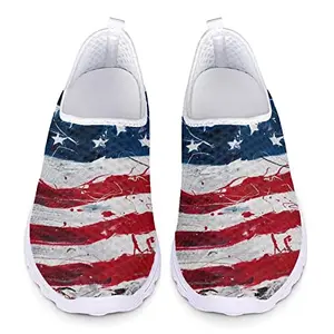 Belidome American flag slip-on aquatic shoes