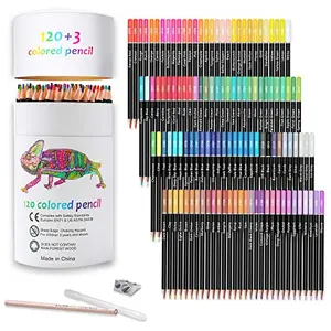 KALOUR Premium 120 Colored Pencils in tube