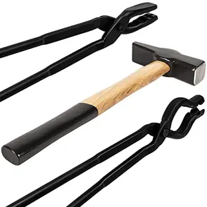 Yoursme blacksmith hammer and forge kit with anvil