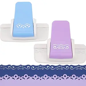 PRENDI border paper punch set with floral designs