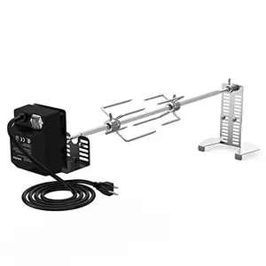 onlyfire Universal BBQ Grill Rotisserie Kit with 28-inch square spit rod