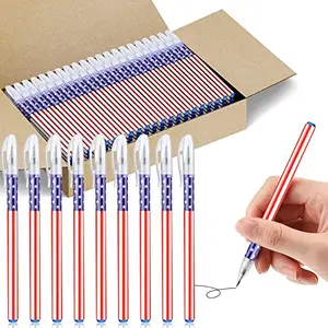 Yexiya 100 Pcs American Flag Ballpoint Pen, ultra-affordable bulk option for large corporate giveaways