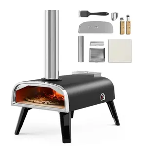 aidpiza portable wood pellet pizza oven