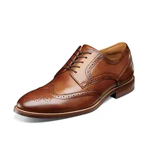 Florsheim Rubano Wingtip Oxford Dress Shoe in Cognac