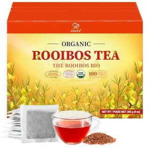 Soeos organic rooibos tea bags pack