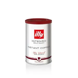 Jar of illy instant coffee Intenso dark roast