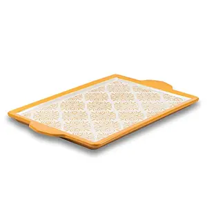 Wisenvoy hand-painted ceramic cookie sheet with patriotic design
