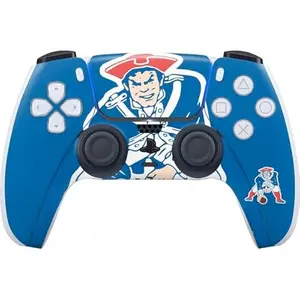 Skinit officially licensed New England Patriots retro logo skin for PS5 controller