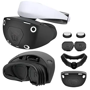 PSVR2 protected with silicone covers and thumb grips