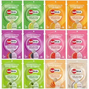 SaltStick Electrolyte FastChews chewable tablets variety pack