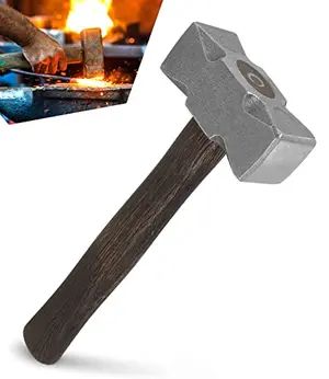 Sixcow blacksmith hammer on wooden handle