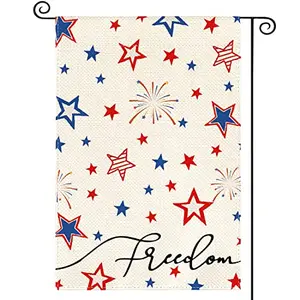 AVOIN colorlife freedom garden flag 12x18 double sided patriotic