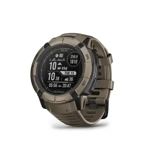 Garmin Instinct 2X Solar Tactical watch with rugged design and solar charging display