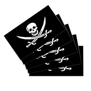 Pirate Jack Rackham flag decal on car window