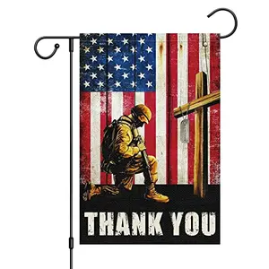 Thank You Soldiers garden flag