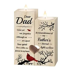 Memorial Candlestick Sympathy Gift for Loss of Father