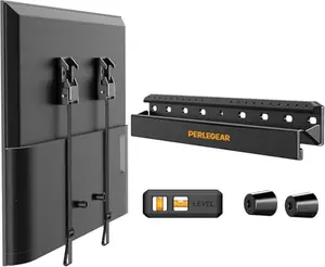 Perlegear No Drill TV Wall Mount for Most 24-65 Inch TVs