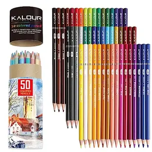 KALOUR Premium 50 Colored Pencils in tube
