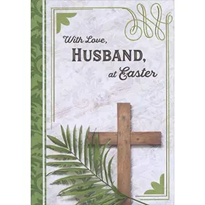 Designer Greetings Religious Easter Card for Husband