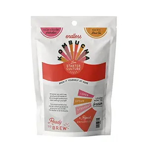 Cultures for Health certified organic kombucha SCOBY in starter tea pouch