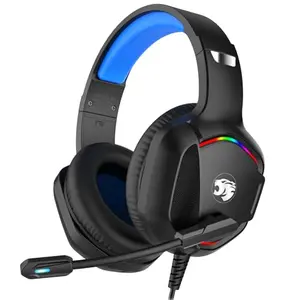 IMYB gaming headset in blue with RGB lighting
