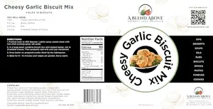 A Blend Above Cheesy Garlic Biscuit Mix package
