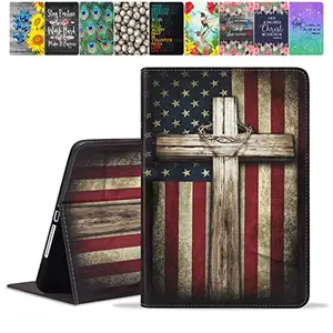 TBXOSTN American flag and cross case for Tab A7