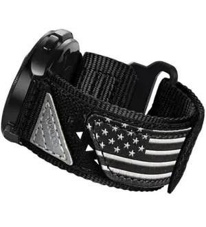 ULTIMAL nylon USA flag watch band for Samsung Galaxy Watch