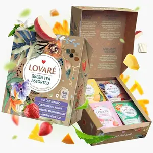 LOVARE Green Tea Variety Pack with four flavors