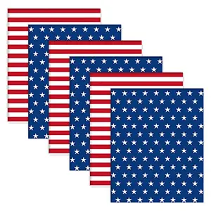 Whaline patriotic fabric bundle with 6 fat quarters