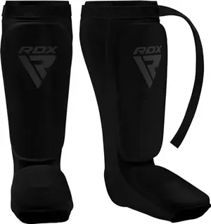 RDX Shin Guards in full black, small size