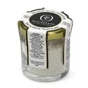 Oliviers & Co White Truffle Salt luxury jar