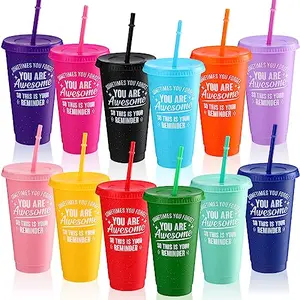 Multicolor Inbagi tumblers with 'You Are Awesome' print
