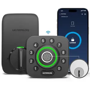 ULTRALOQ U‑Bolt Pro WiFi Smart Lock with fingerprint reader